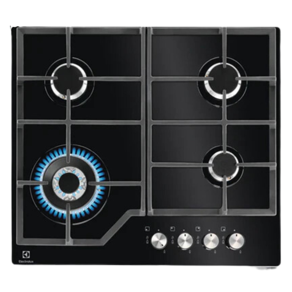 ELECTROLUX BUILT IN HOB 60CM 4 BURNERS GLASS